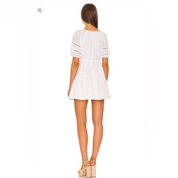 Revolve - TULAROSA Ciceli Embroidered Dress in White Size Small - Picture 8 of 8